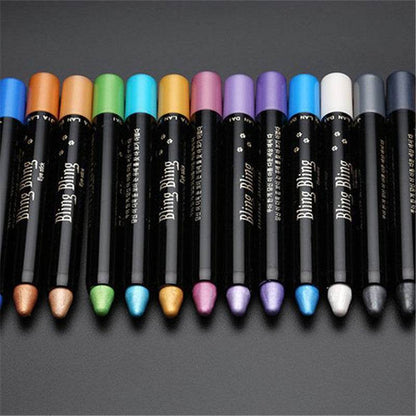 Pearlescent Waterproof Eyeshadow Pen - 15 Long Lasting Colors for All Day Wear - Buy Center