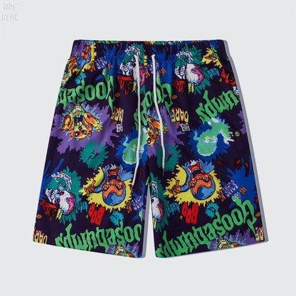 Junior Loose Street Style Shirt and Shorts Set - Comfortable Men's Pajama Set - Buy Center