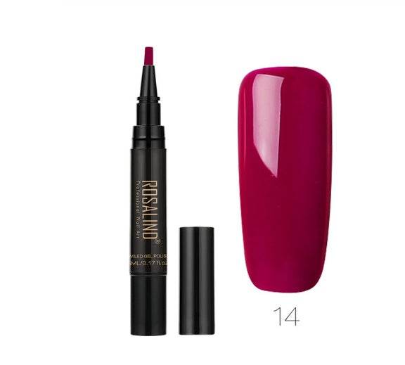 5ml Solid Color Nail Art Pen - Easy Application in 58 Vibrant Shades - Buy Center