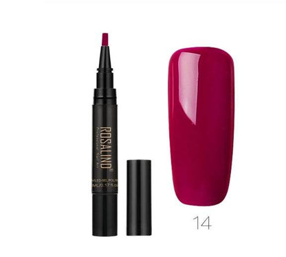 5ml Solid Color Nail Art Pen - Easy Application in 58 Vibrant Shades - Buy Center