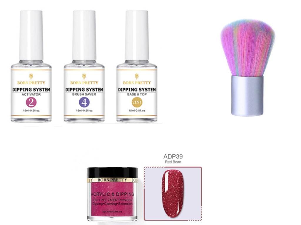 Dipping Nail Powders Set - Gradient & French Art, Long Lasting Finish - Buy Center