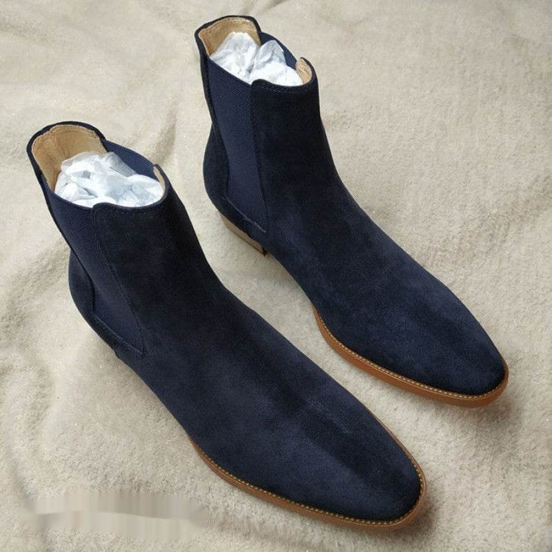 Men's Buckskin Martin Boots - Stylish All-Match Design for Winter 2025 - Buy Center