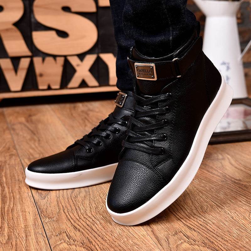 Buycenter Men's High-Top Sneakers - Casual Vulcanize Shoes for Leisure - Buy Center