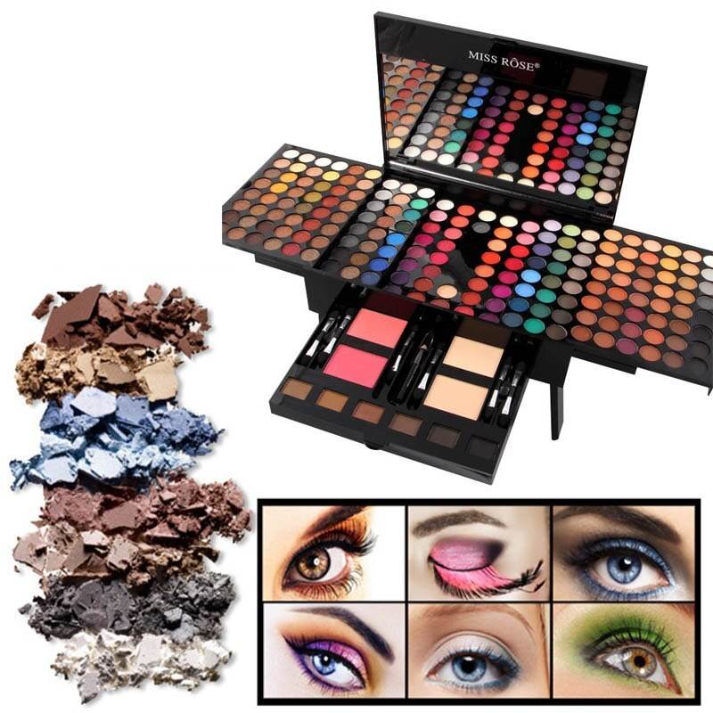 180 Color Eyeshadow Blush Set - Elegant Piano-Shaped Makeup Palette - Buy Center