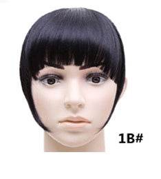 Stylish Synthetic Hair Bangs - Easy Apply Blunt Cut Hairpiece Accessory - Buy Center