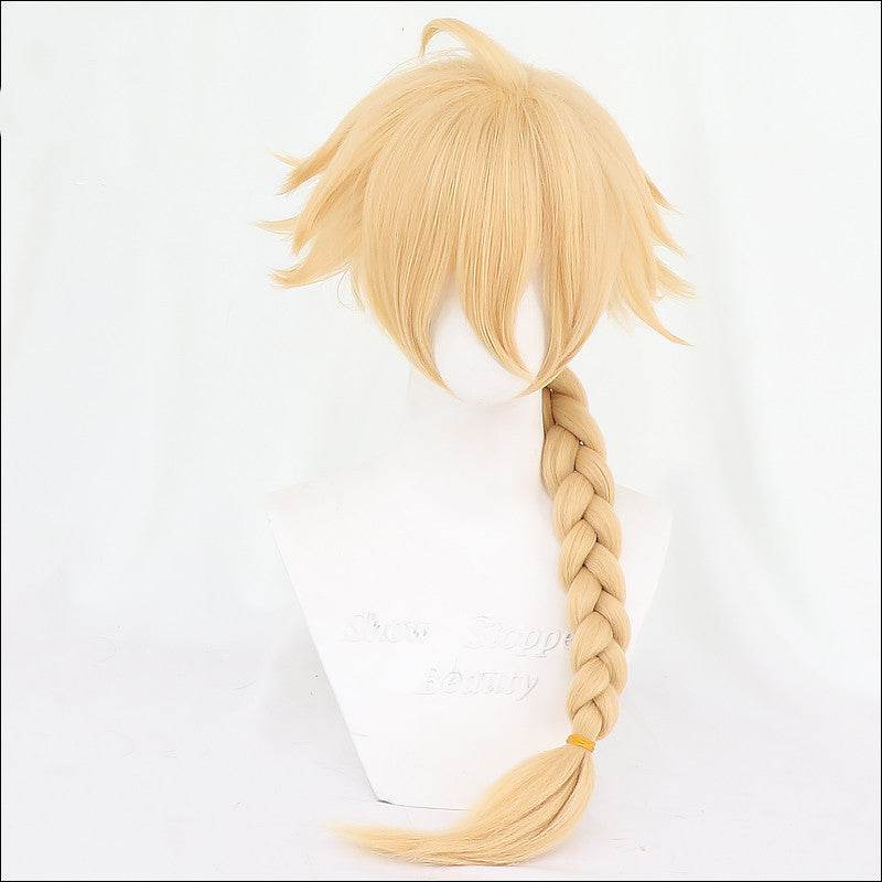 Bright Gold Cosplay Wig Traveler - Perfect for Anime Events & Parties - Buy Center