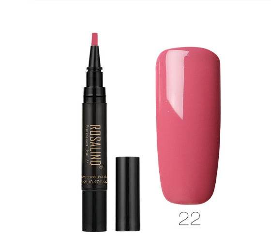 5ml Solid Color Nail Art Pen - Easy Application in 58 Vibrant Shades - Buy Center