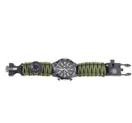 6-in-1 Adjustable Paracord Bracelet - Essential Survival Tools & Compass - Buy Center