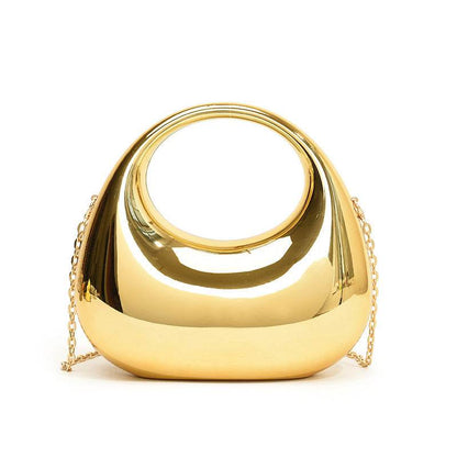 Small Acrylic Gold Handbag - Trendy Shoulder Bag for Daily Use - Buy Center