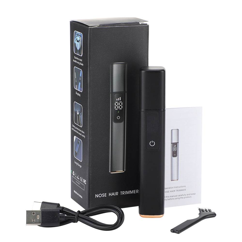 Men's Electric Nose Hair Trimmer - Rechargeable with Digital Display - Buy Center
