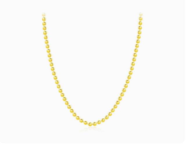 S925 Sterling Silver Choker Necklace - Elegant Geometric Pendant for Women - Buy Center