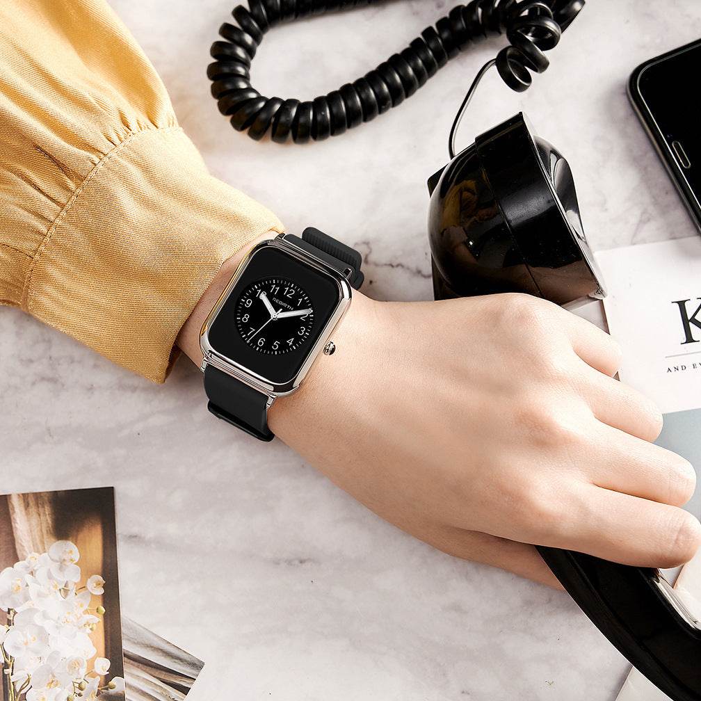 Elegant Black Square Ladies Watch - Waterproof Quartz Movement 2025 - Buy Center