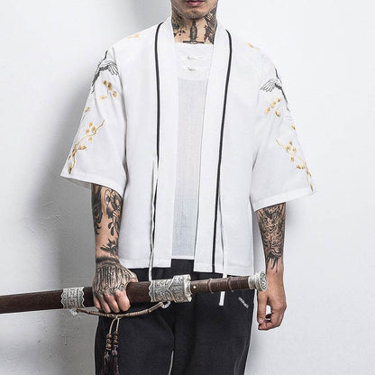 Buycenter 3/4 Sleeve Hanfu Thin Coat - Stylish Cotton Blended Design - Buy Center