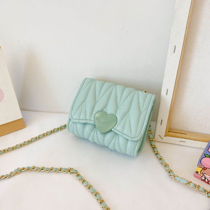 Stylish Girls Chain Messenger Bag - Waterproof, Anti-Theft PU Leather - Buy Center