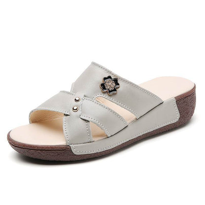 Women's Outdoor Slippers - Korean Design for Seniors with Cozy Comfort - Buy Center