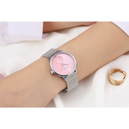Spot Ultra-Thin Women's Quartz Watch - Waterproof Steel Mesh Belt Style - Buy Center