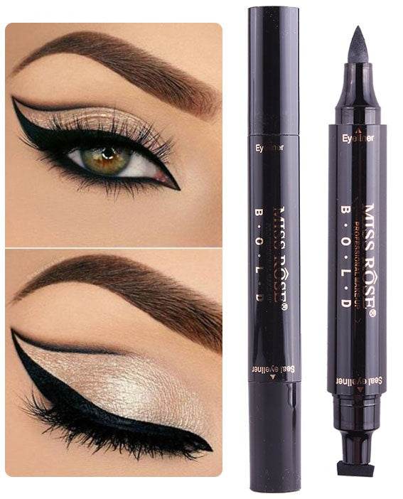 Eyeliner Wing Stamp Set - Waterproof, Smudge-Proof Liquid Eyeliner 2025 - Buy Center