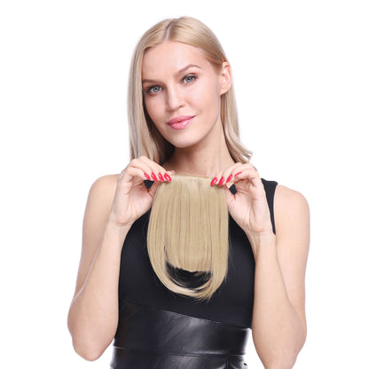 Stylish Synthetic Hair Bangs - Easy Apply Blunt Cut Hairpiece Accessory - Buy Center