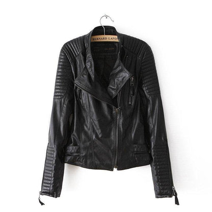 Buycenter PU Leather Jacket - Stylish Black Coat in Sizes S-XL - Buy Center