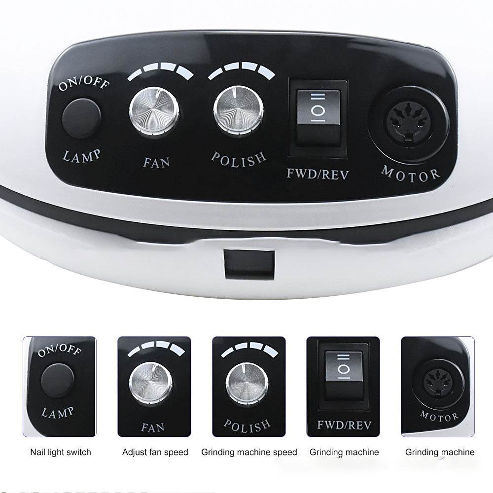 Multifunctional Nail Lamp 3 in 1 - Efficient Drying & Tool Organizer - Buy Center