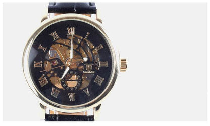 Buy Center Hollow Mechanical Watch - Luminous Display & Waterproof Design - Buy Center