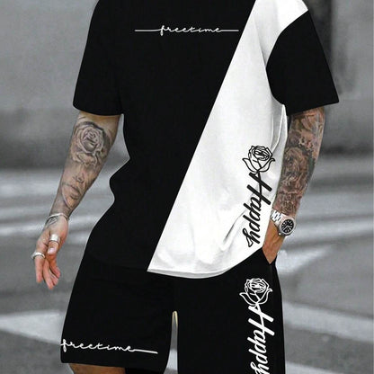 Buycenter Men's Casual 3D Digital Print Short Sleeve Shirt - Size XXS to 6XL - Buy Center