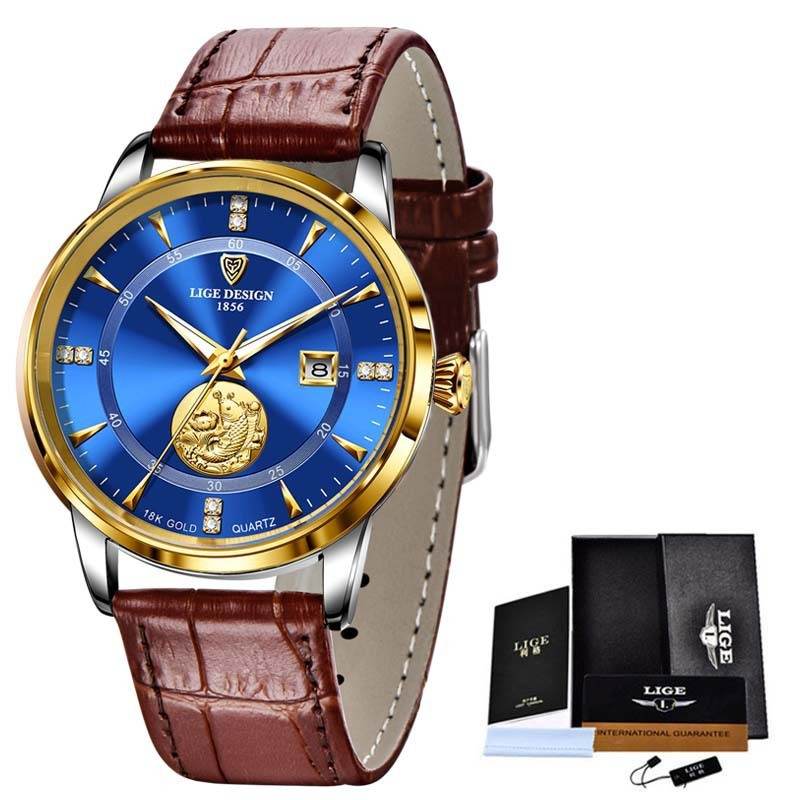 Buy Center Men's Mechanical Watch - Waterproof, Double Calendar, Luminous Design - Buy Center