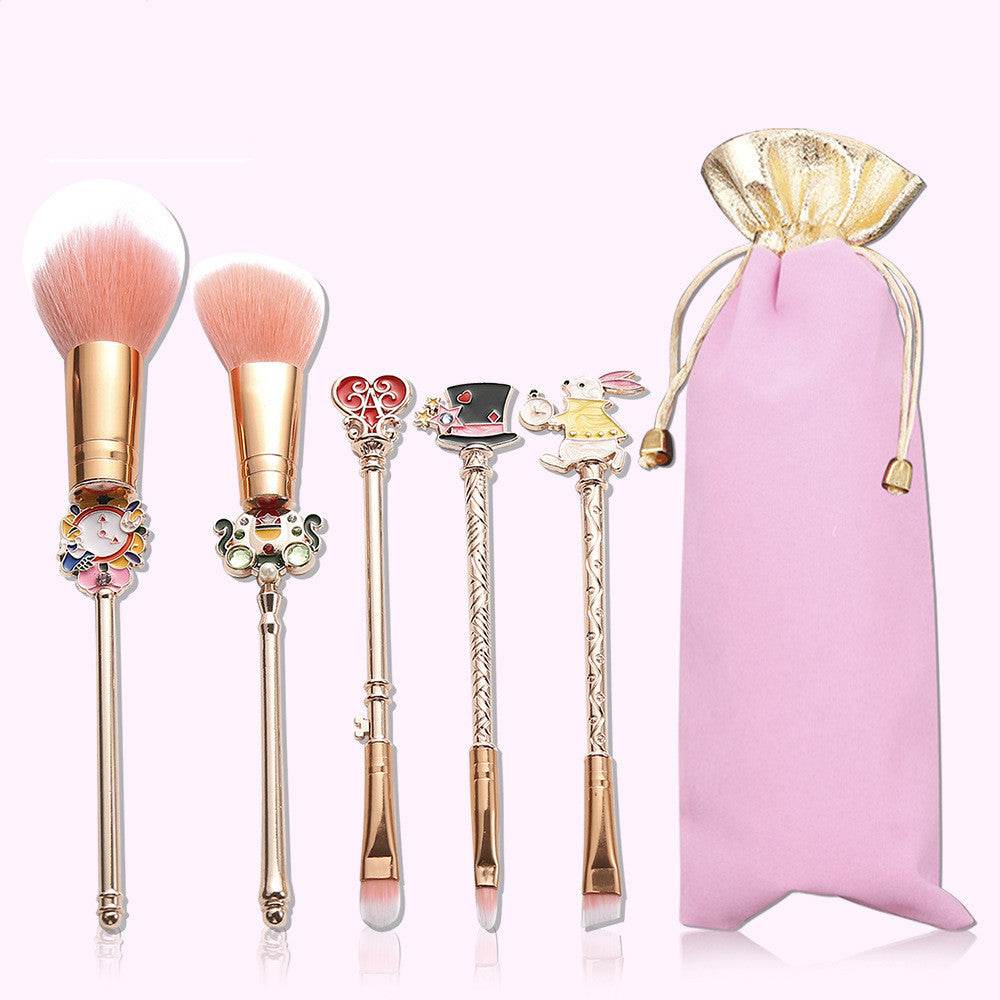 Elegant Rose Gold Makeup Brush - Lightweight & Perfect for All Skin Types - Buy Center
