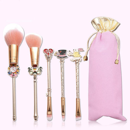 Elegant Rose Gold Makeup Brush - Lightweight & Perfect for All Skin Types - Buy Center