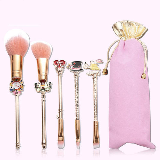 Elegant Rose Gold Makeup Brush - Lightweight & Perfect for All Skin Types - Buy Center