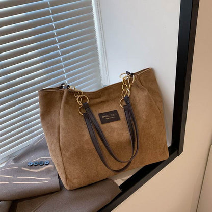 Buycenter Women's Retro Shoulder Bag - Commuter Style, Soft PU Material - Buy Center