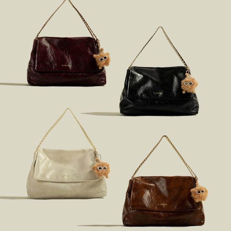 Retro Simple Women's Commuter Bag - Large Capacity, Soft PU, Stylish Design - Buy Center