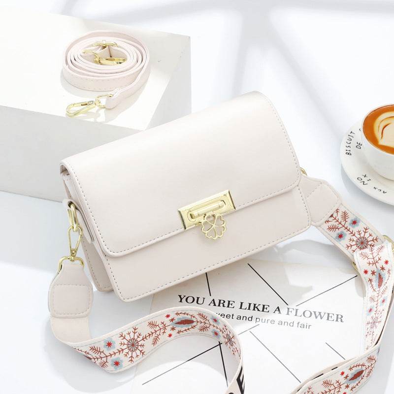 Buycenter Crossbody Square Shoulder Bag - Soft Genuine Leather in 7 Colors - Buy Center