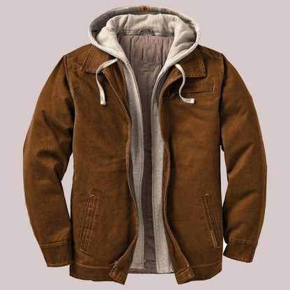 Buycenter Thickened Hooded Jacket - Stylish Long Sleeve for Winter 2025 - Buy Center