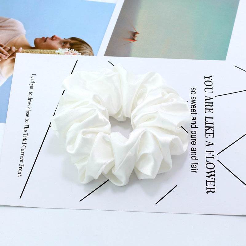 Bright Color Satin Circle Headdress - Stylish Hair Accessory for Every Occasion - Buy Center