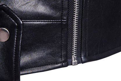 Trendy Men's Motorcycle Leather Jacket - Genuine Cow Split Suede 2025 - Buy Center