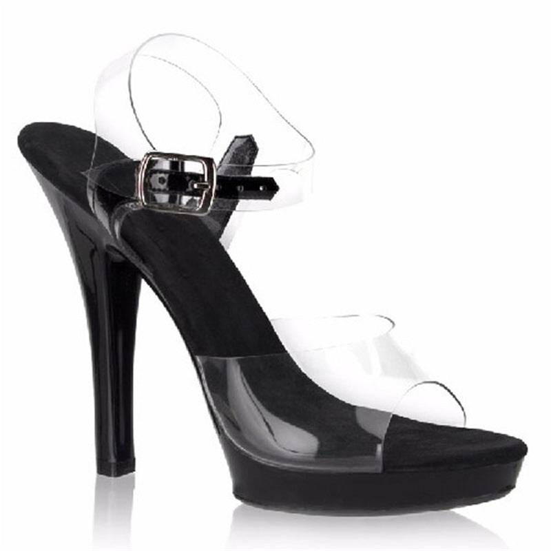 Crystal Sandals - Waterproof High Heels for Stylish Women, Platform Elevation - Buy Center