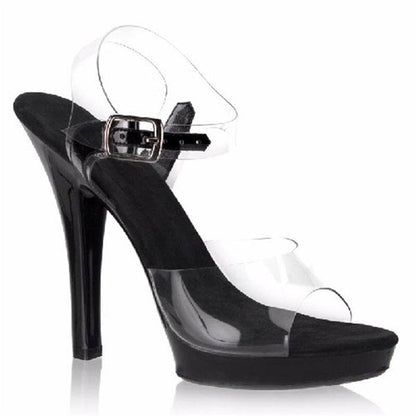 Crystal Sandals - Waterproof High Heels for Stylish Women, Platform Elevation - Buy Center