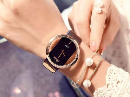 Buycenter Ladies Hollow Watch - Fashion Waterproof Quartz with Pin Buckle - Buy Center