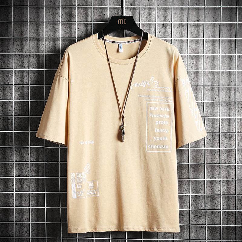 Buycenter Trendy Half Sleeve Cardigan - Loose Fit, Alphanumeric Print - Buy Center