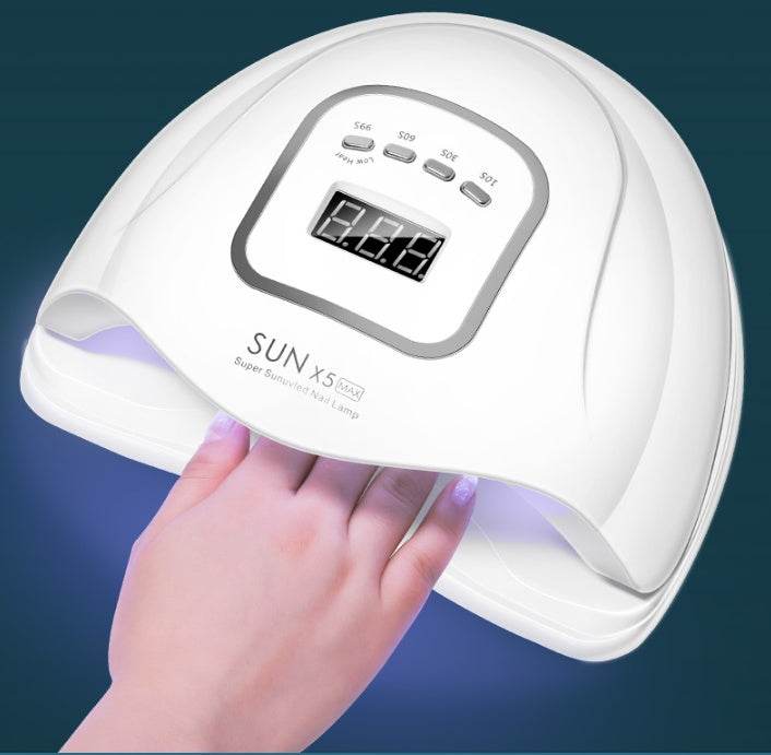 Quick-Drying Nail Polish Lamp Dryer - 120W UV/LED with Timers - Buy Center
