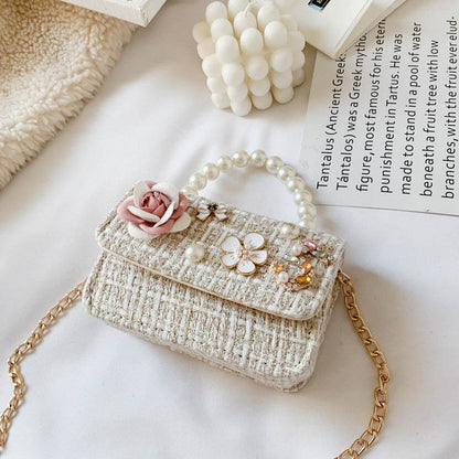 Girl's Pearl Handbag - Waterproof, Anti-Theft, Trendy Korean Design - Buy Center