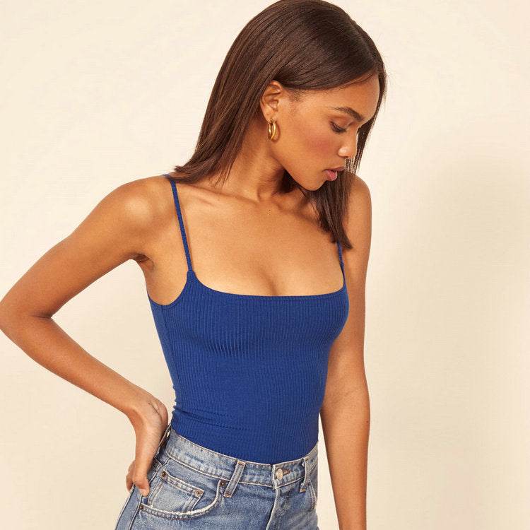 Buycenter Slim Fit Off-Shoulder Camisole - Short Length for Women - Buy Center