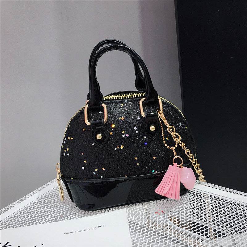 Cute Mini Shell Bag for Boys - Stylish Sequined PU Fabric 2025 - Buy Center