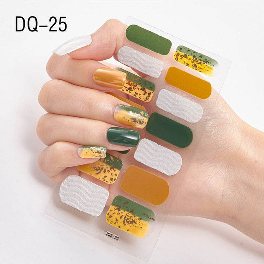 Net Red Nail Stickers - 14 Unique Designs for Trendy Nail Art 2025 - Buy Center