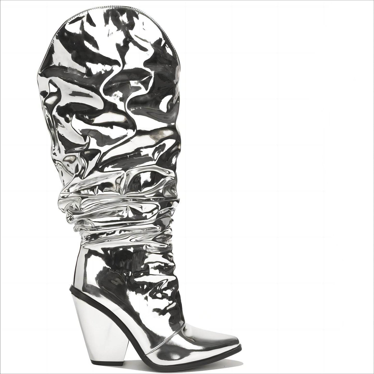 Buycenter Large Colorful Wedge Boots - Comfortable High Heel Design - Buy Center