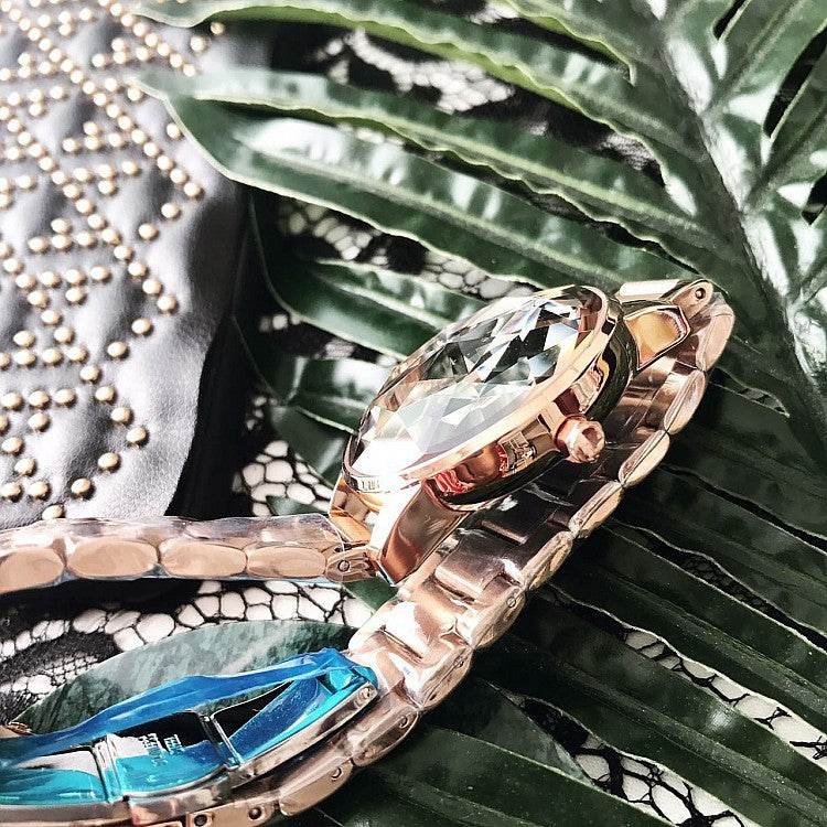 Buy Center Starry Sky Purple Steel Women's Dress Watch - Fashionable Quartz - Buy Center