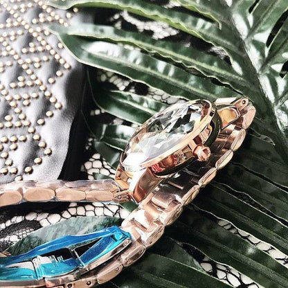 Buy Center Starry Sky Purple Steel Women's Dress Watch - Fashionable Quartz - Buy Center