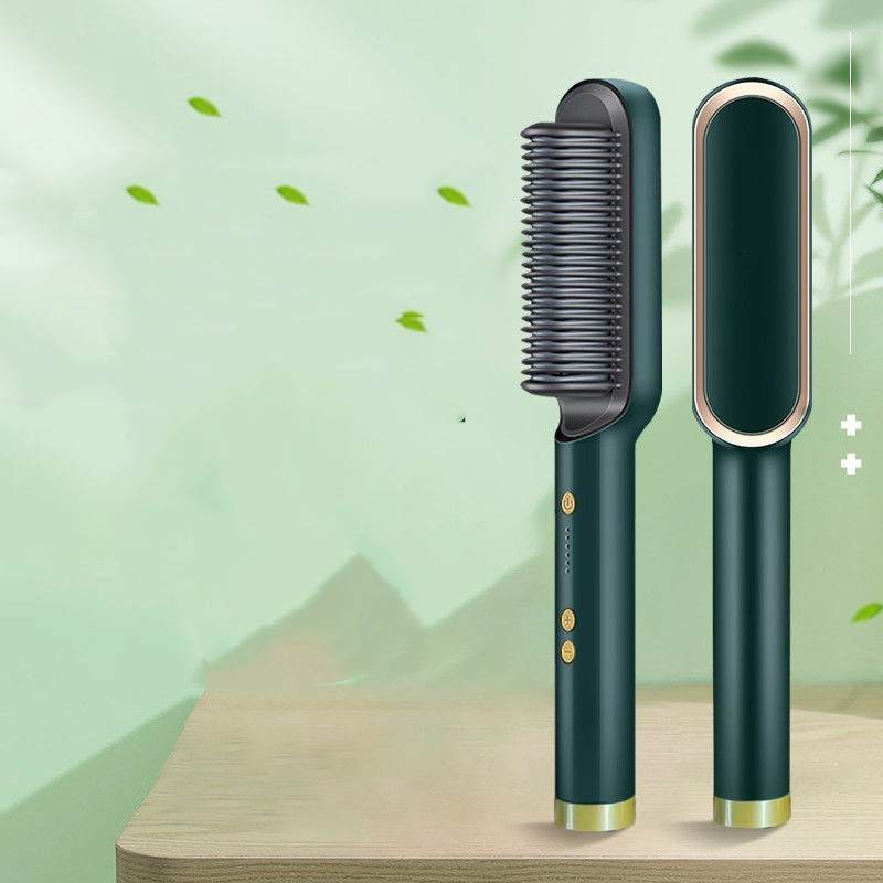 Straight Comb Curling Iron - Negative Ions for Healthy, Frizz-Free Hair - Buy Center