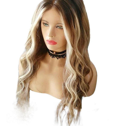 Yellow Jump Gold Long Curly Wig - Stylish Synthetic Hair Piece 2025 - Buy Center
